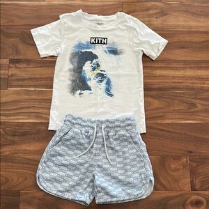 Kith kids shorts tshirt set size 6